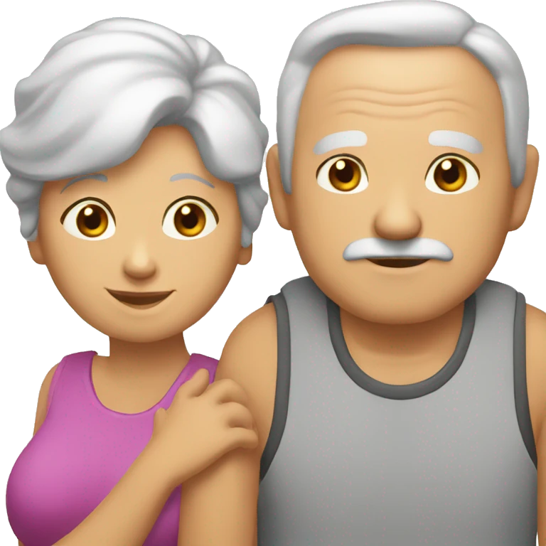 fit old couple emoji