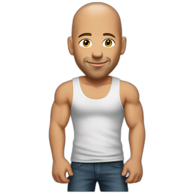 Vin diesel in tanktop emoji
