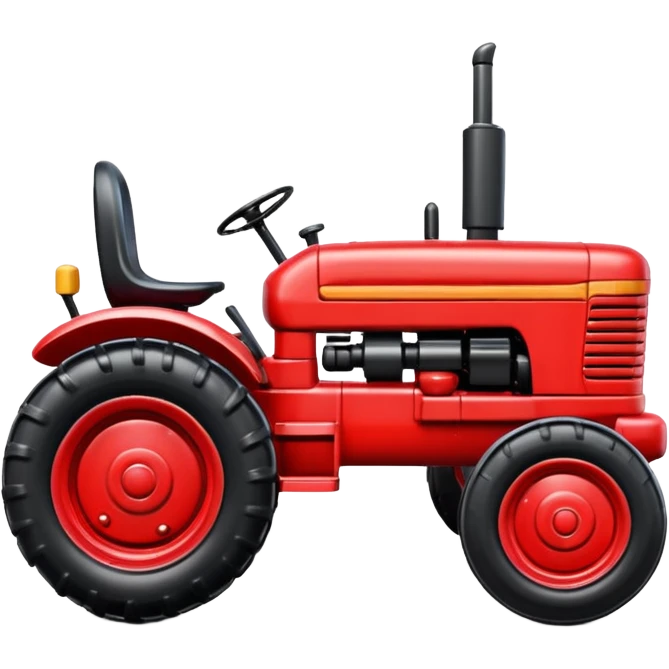 plastic toy  tractor emoji