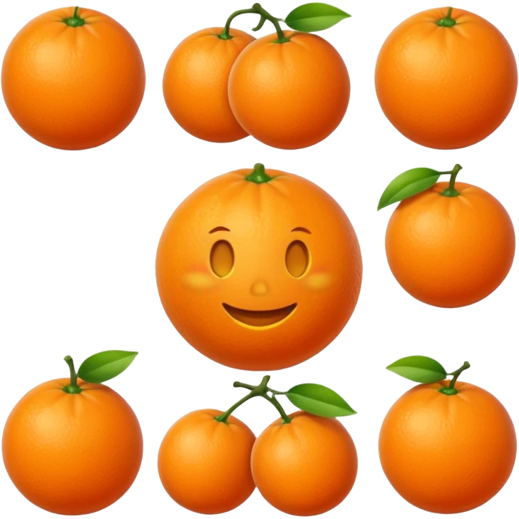 genere moi une orange emoji