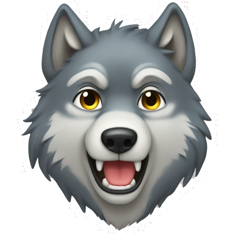 wolf sad cry emoji