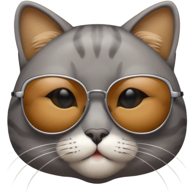 Cat wearing sunglasses emoji
