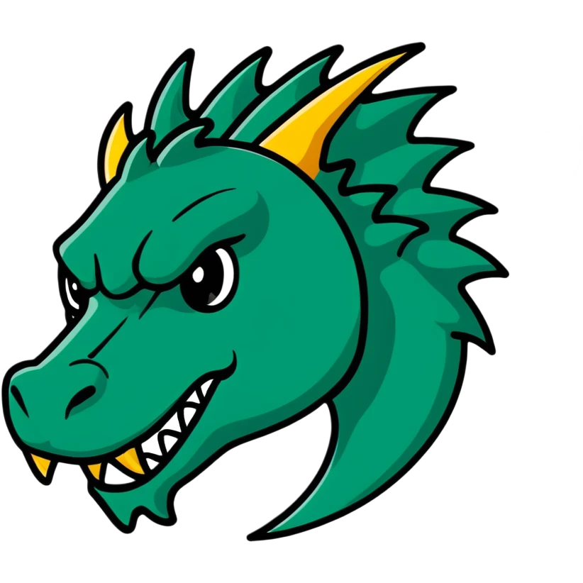Minecraft black dragon head emoji
