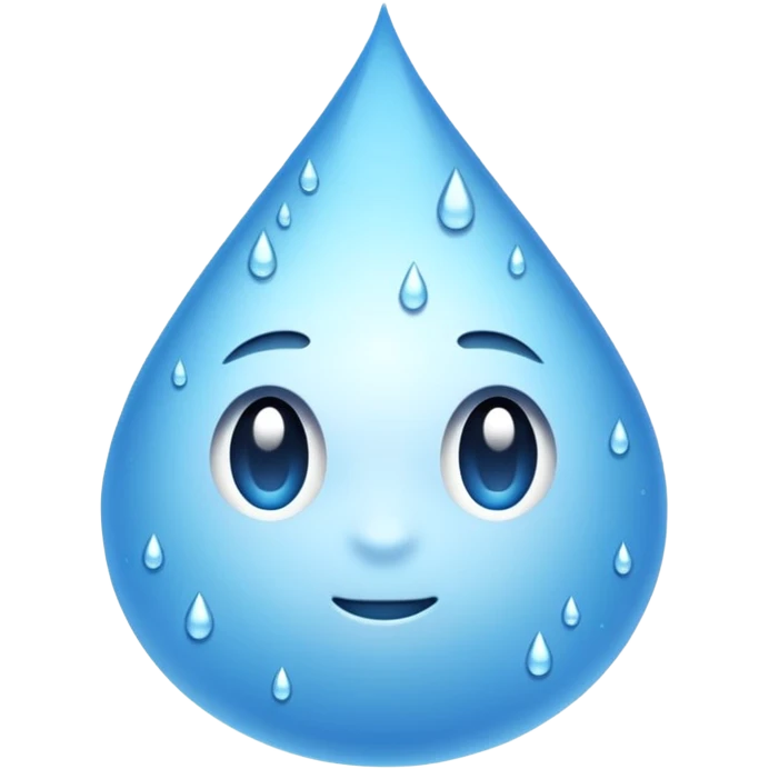 sweat droplets, simple and clear, suitable for emoji use emoji