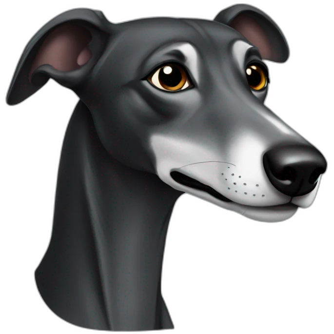 Black Greyhound emoji