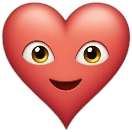 Heart with letter L in it emoji