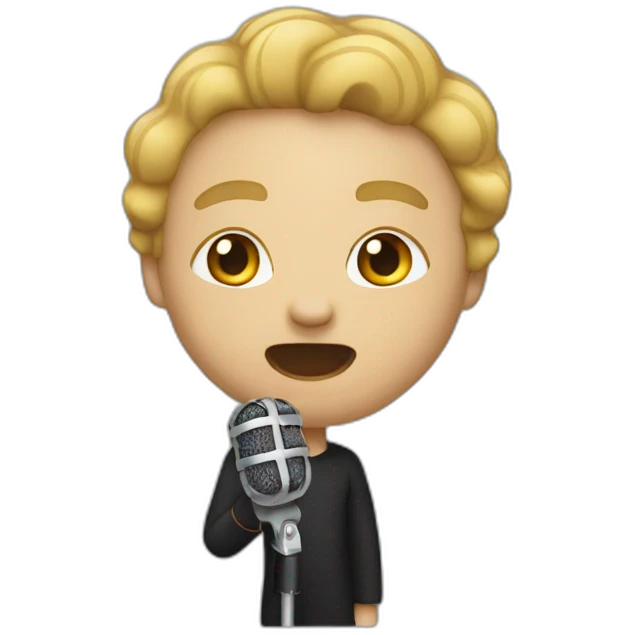 person who drop the mic emoji