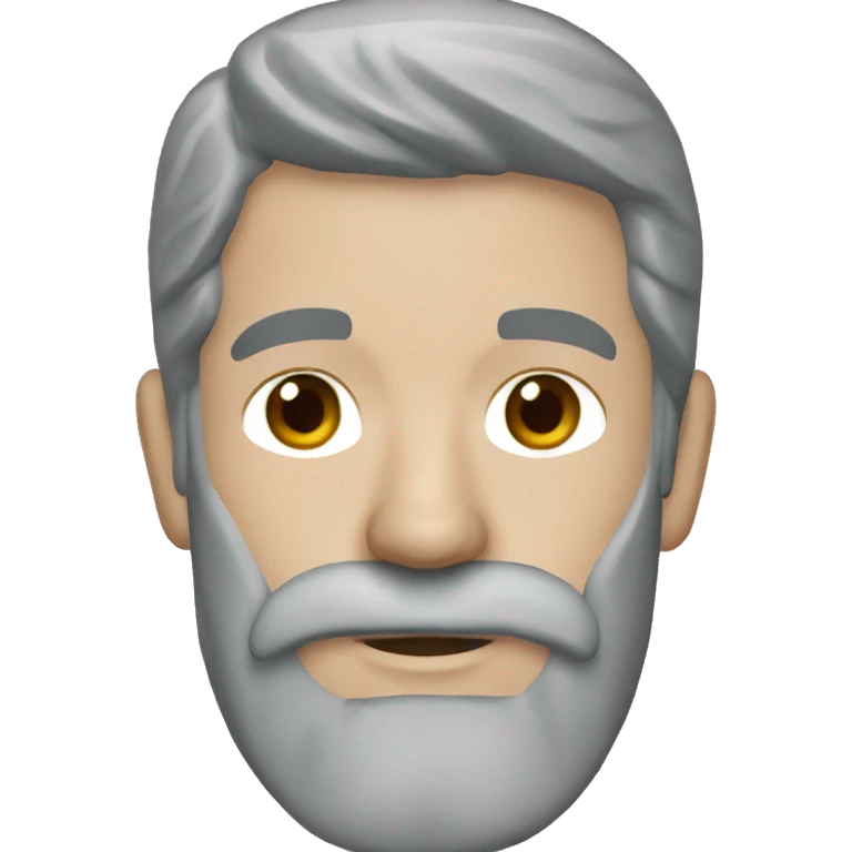 White male long gray beard Toronto maple leafs jersey emoji