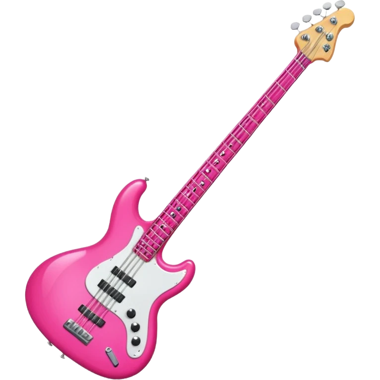 Hot pink bass emoji