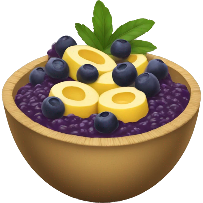 Açai bowl emoji