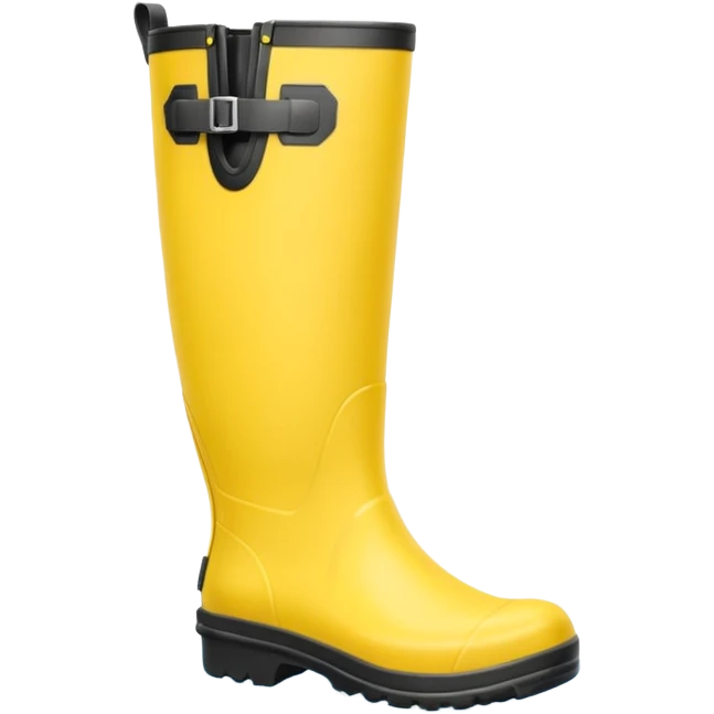 yellow rubber boots emoji