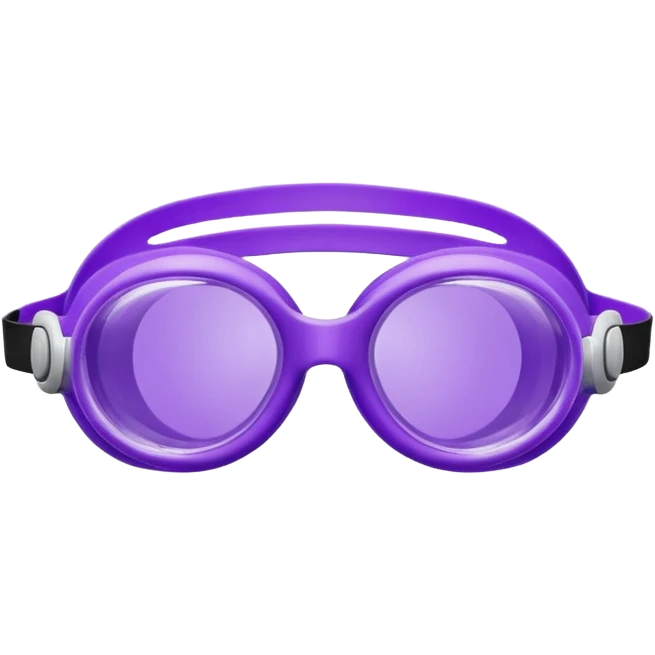 swim goggles purple  emoji