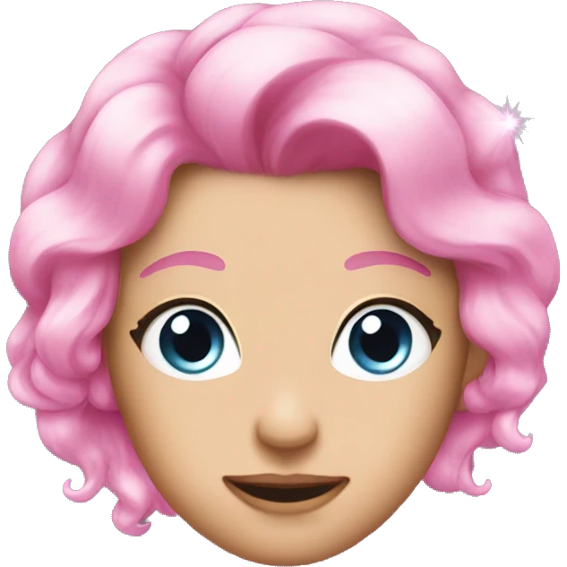 Pink sparkle emoji