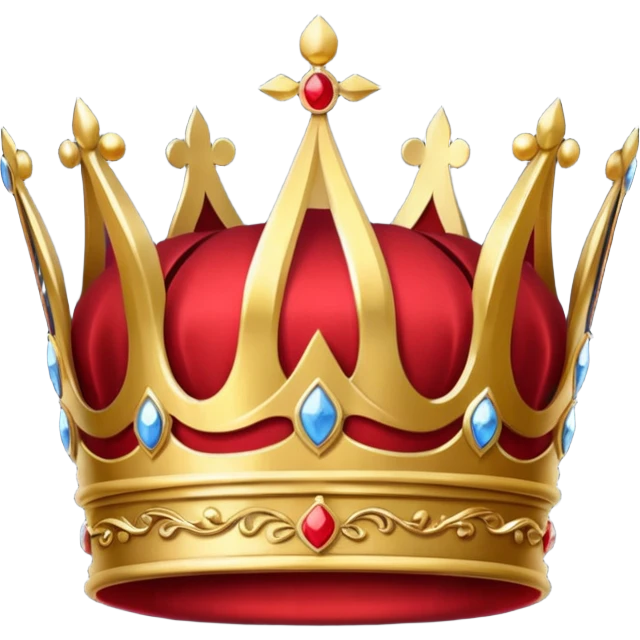 RED Crown King emoji