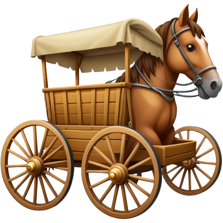 horse cart emoji
