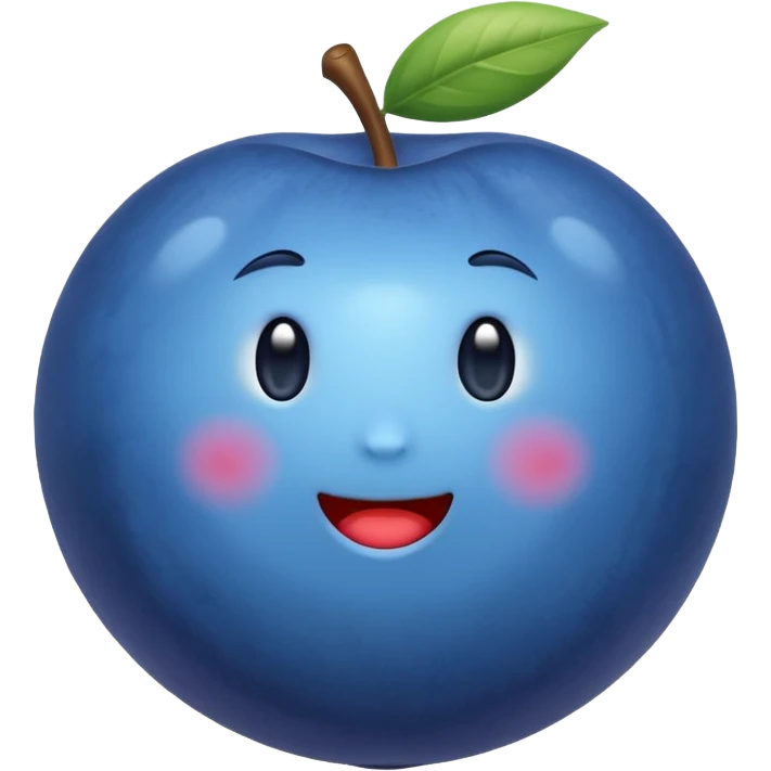 blue fruit emoji