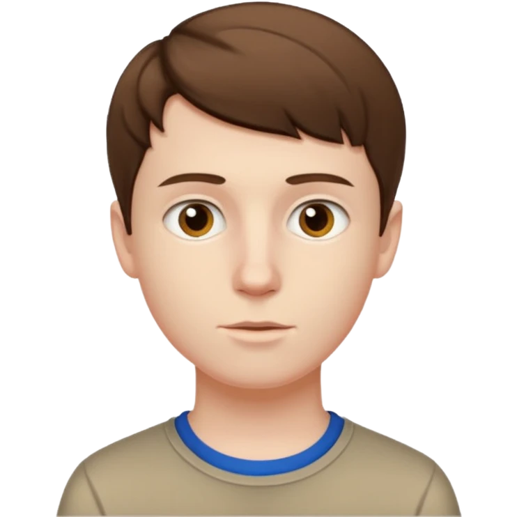 White Boy Collage Student emoji