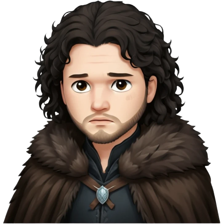 Kut Harrington as Jon Snow  emoji