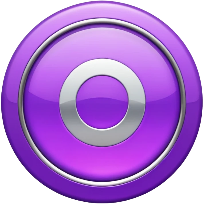 glitter purple symbol stop emoji