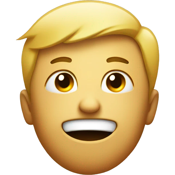 Smiling face with a frowning shadow emoji