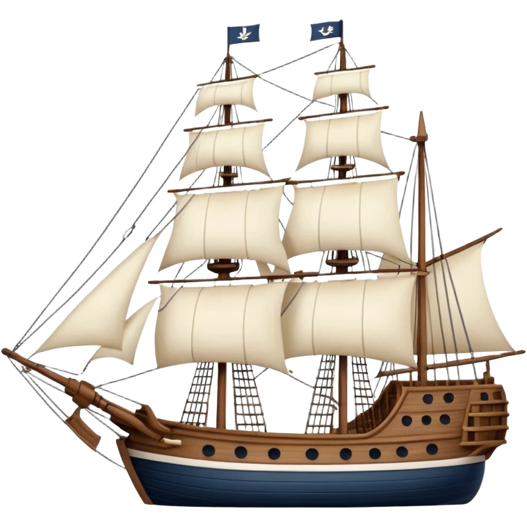 18th century Navy ship emoji