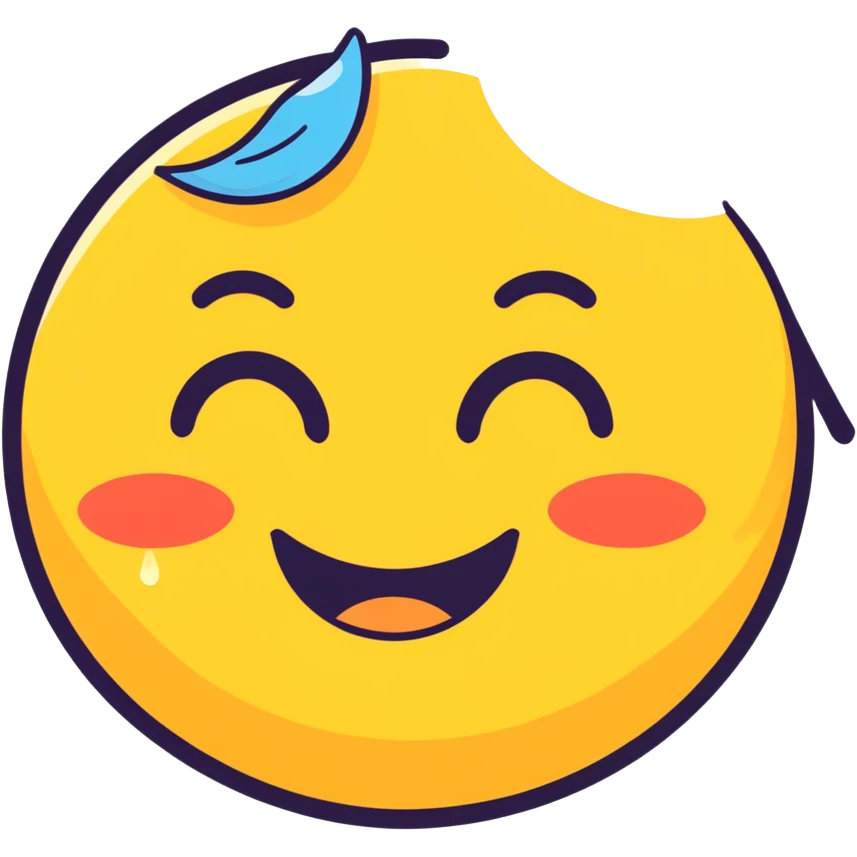 An emoji saying lol emoji