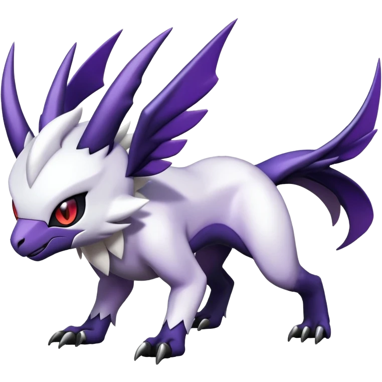 Shiny Absol-Noibat-Noivern-Hybrid (Full body) emoji