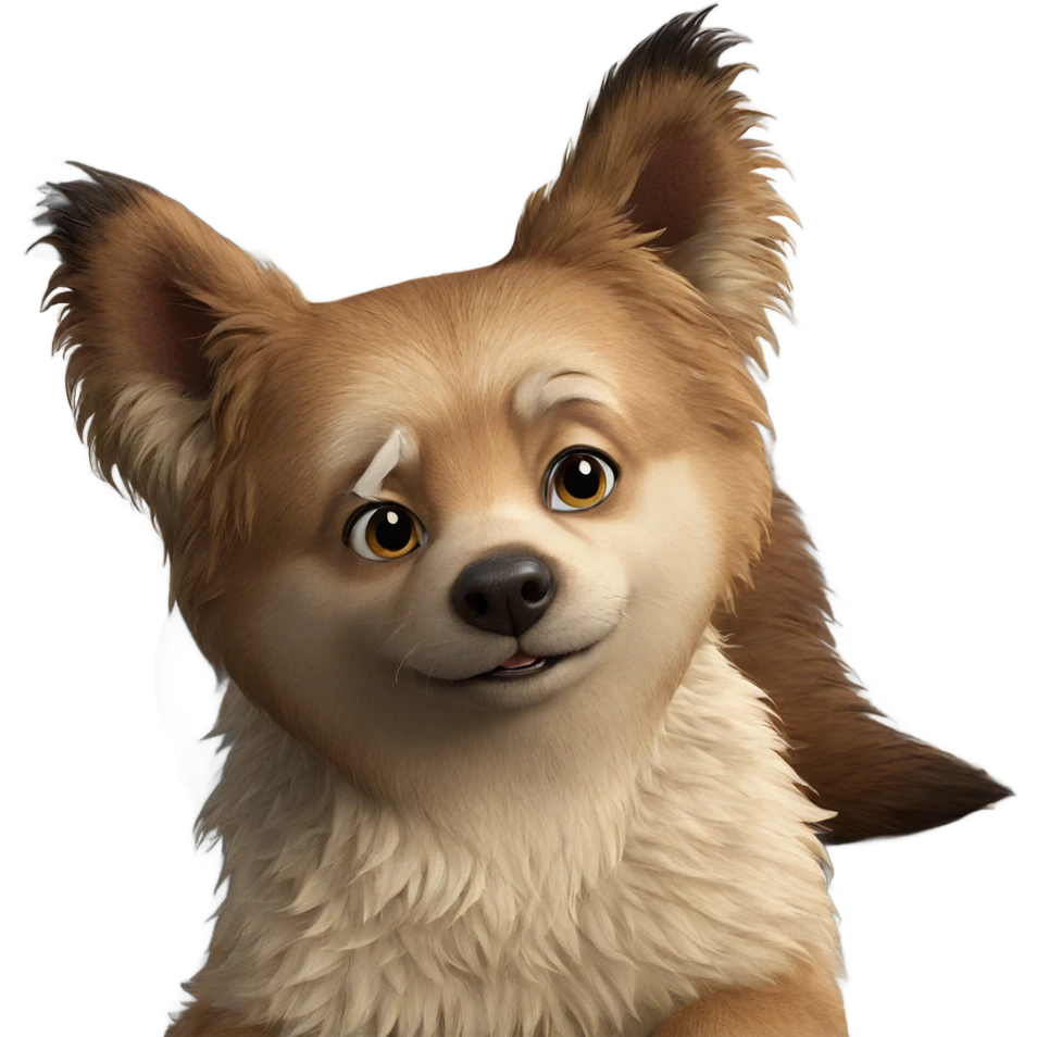 realistic animal portraiture closeup emoji