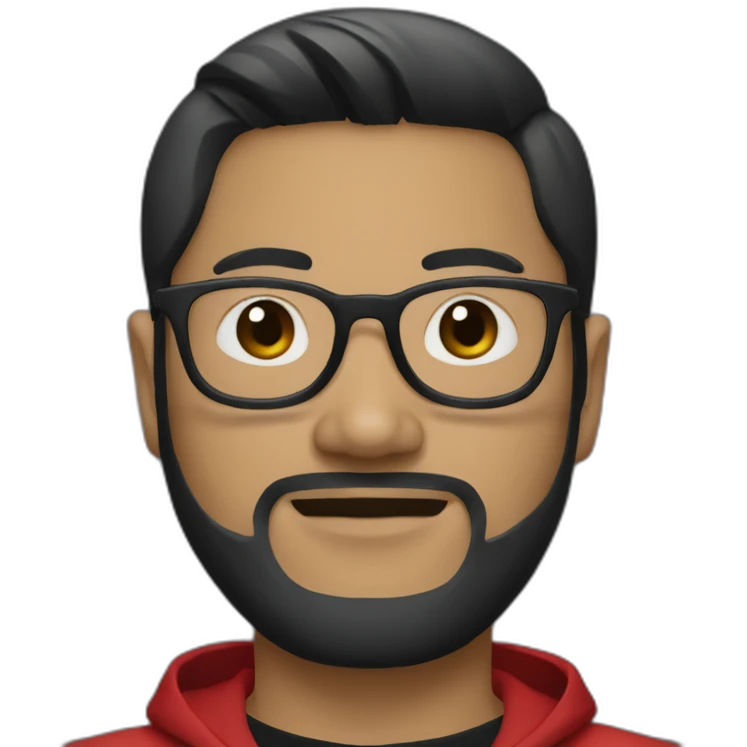 Kendrick Nguyen with black glassess emoji