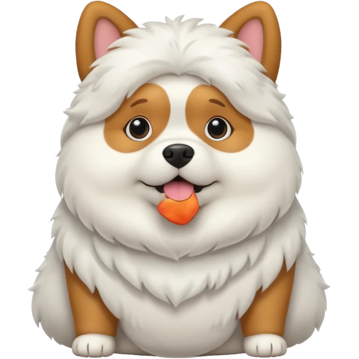 dog is fat  emoji