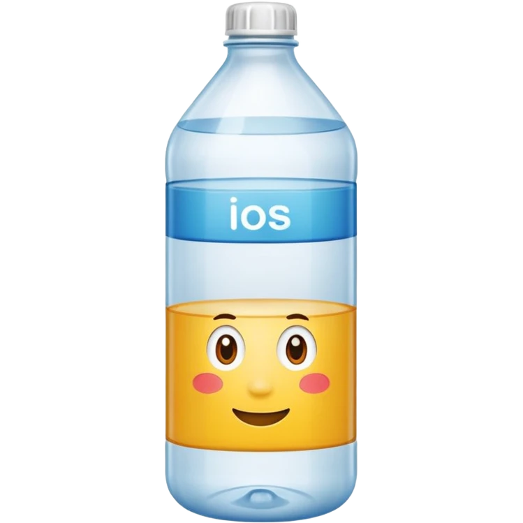 plastic bottle with 2 litr text emoji