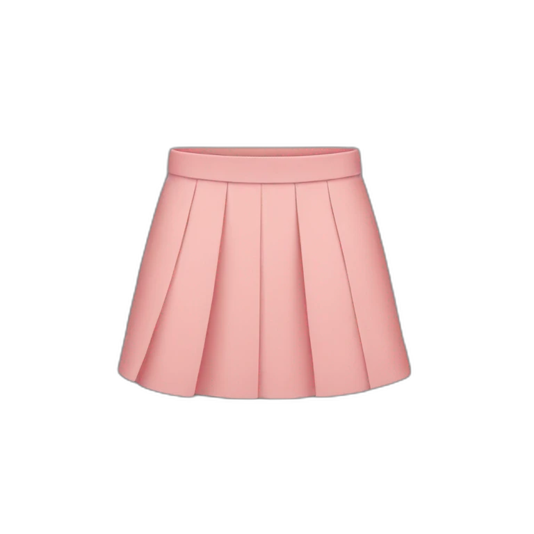 Short skirt emoji