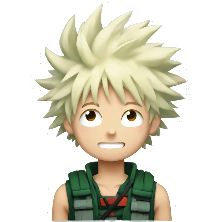 Katsuki Bakugo from my hero academia emoji