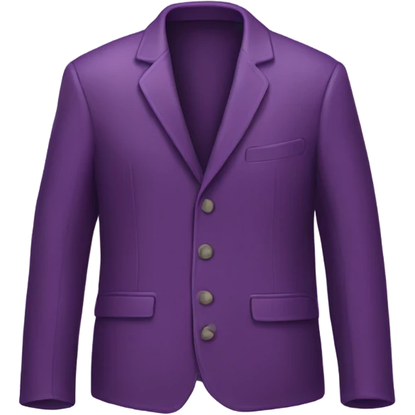 Plum jacket emoji