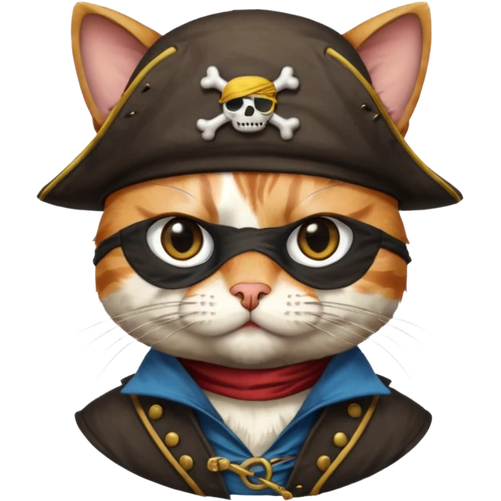pirate cat emoji