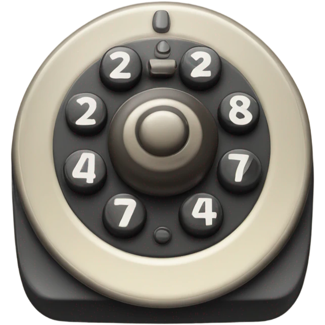 dialed emoji