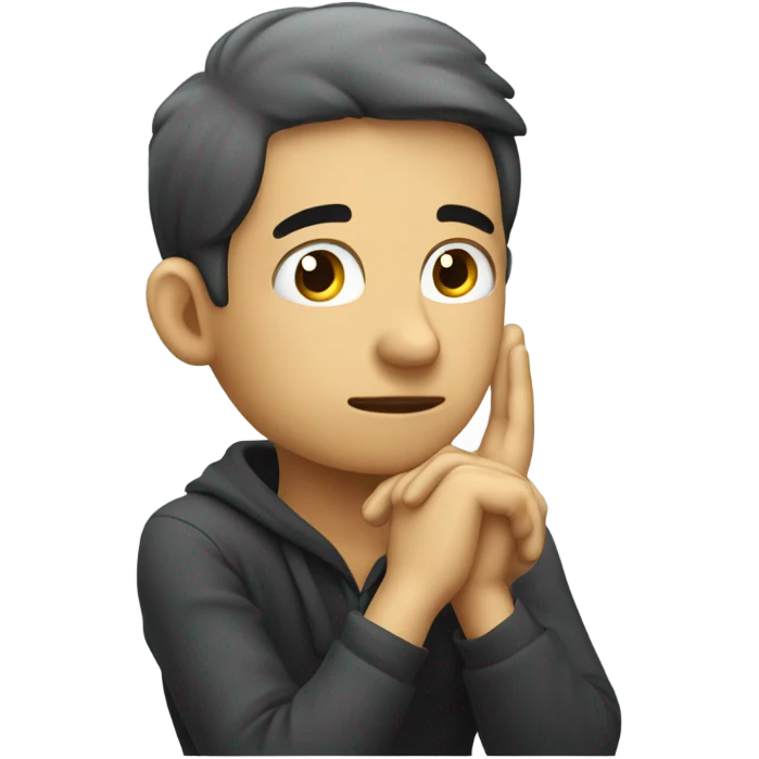 person thinking emoji