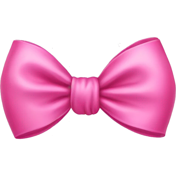 Pink bow emoji