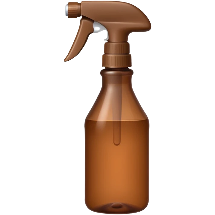 Brown spray bottle emoji
