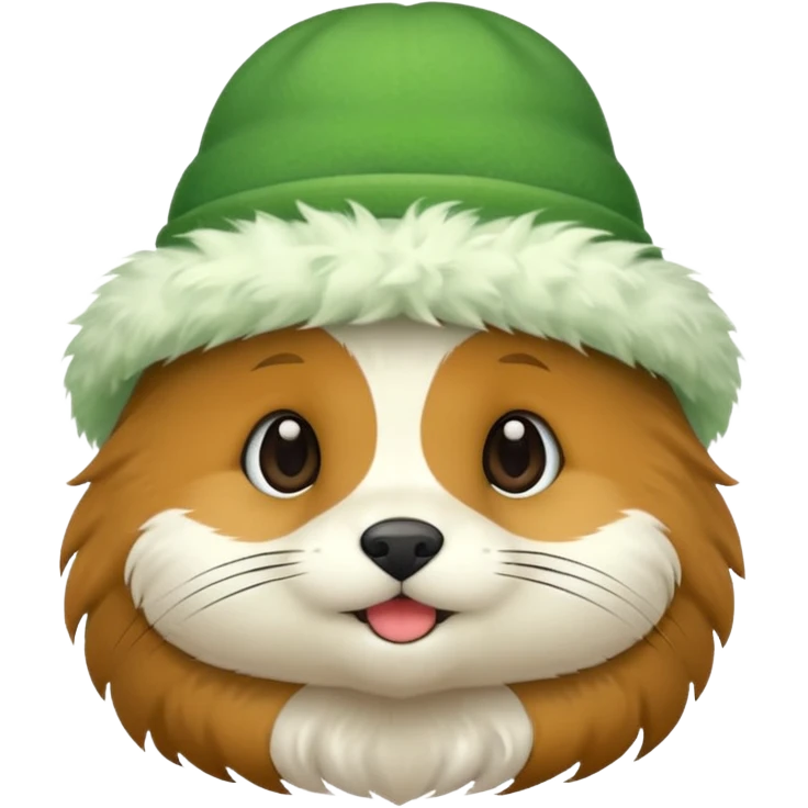 animal with green hat emoji
