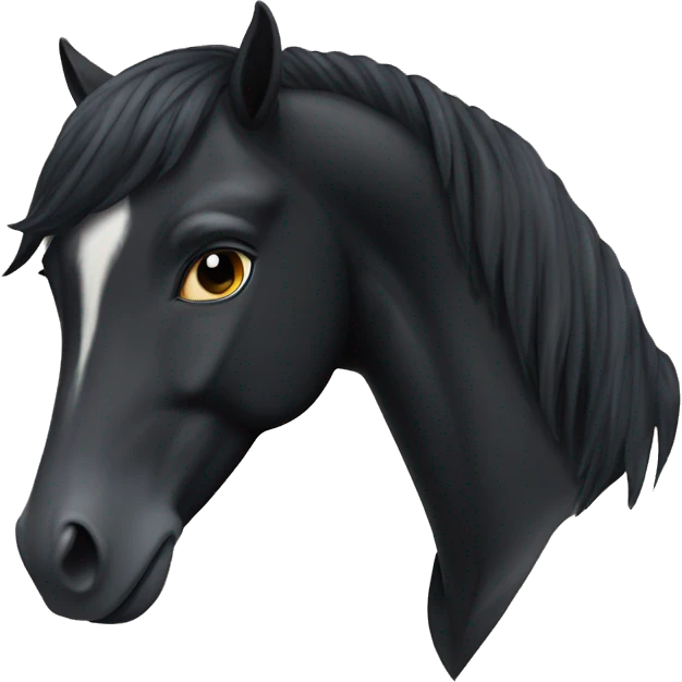 black horse emoji