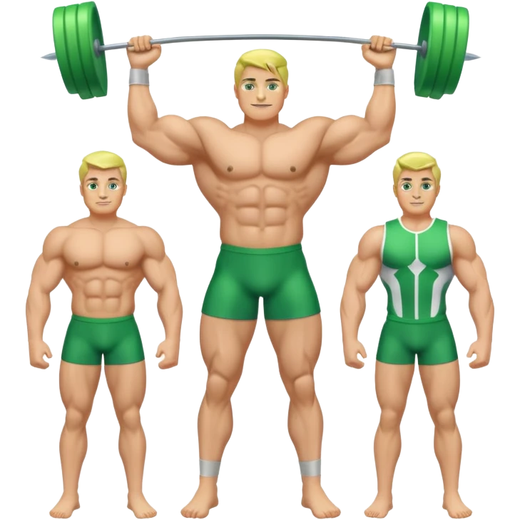 A graphics sheet in which graphic is going up titled "muscle mass" emoji