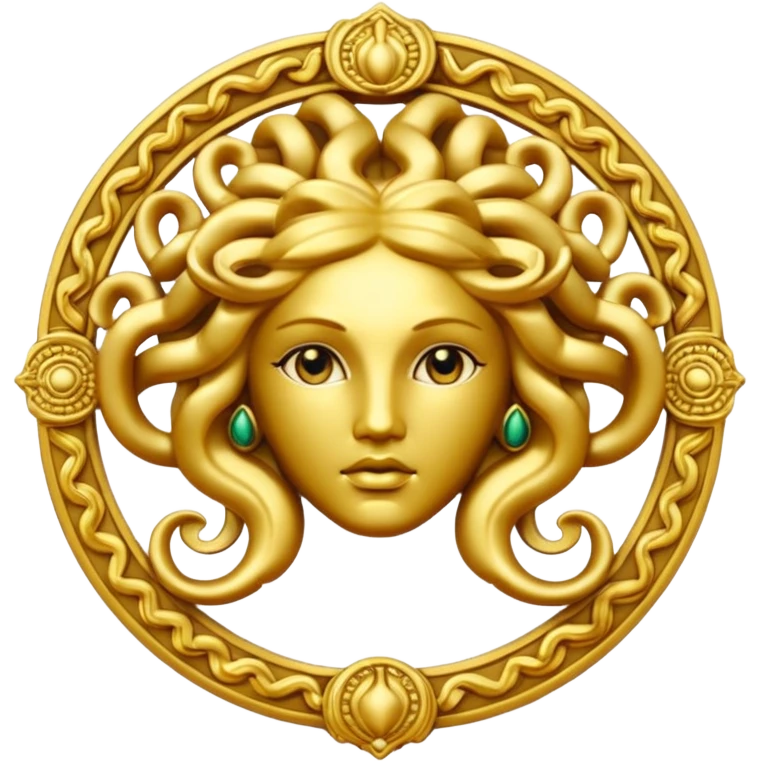 Medusa Versace logo emoji