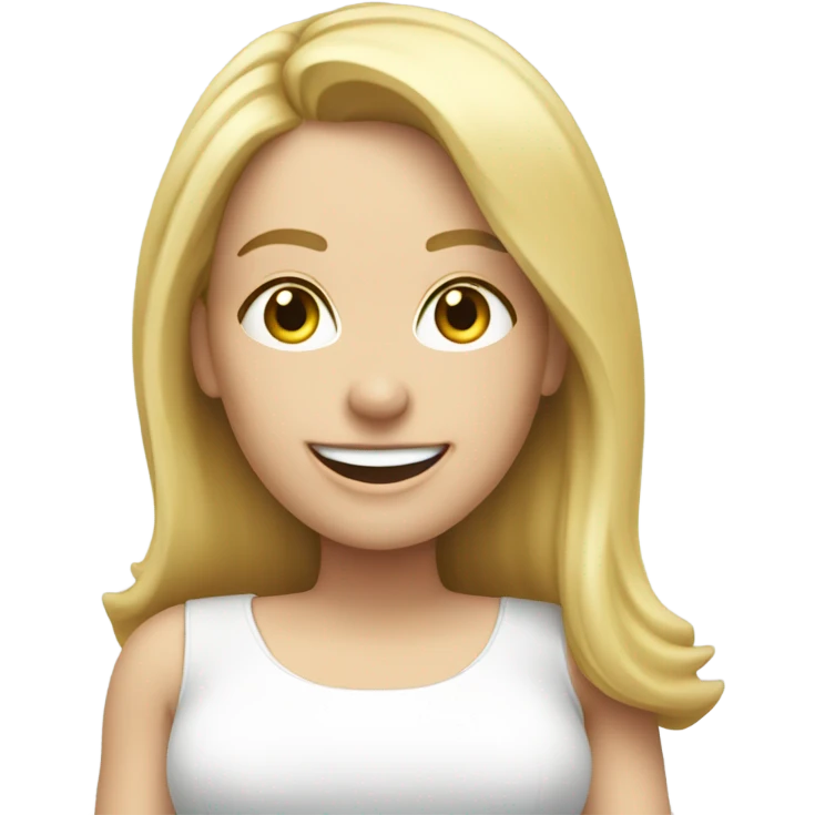 Apple looking emoji style, where is a blond, white woman who books an appointment emoji