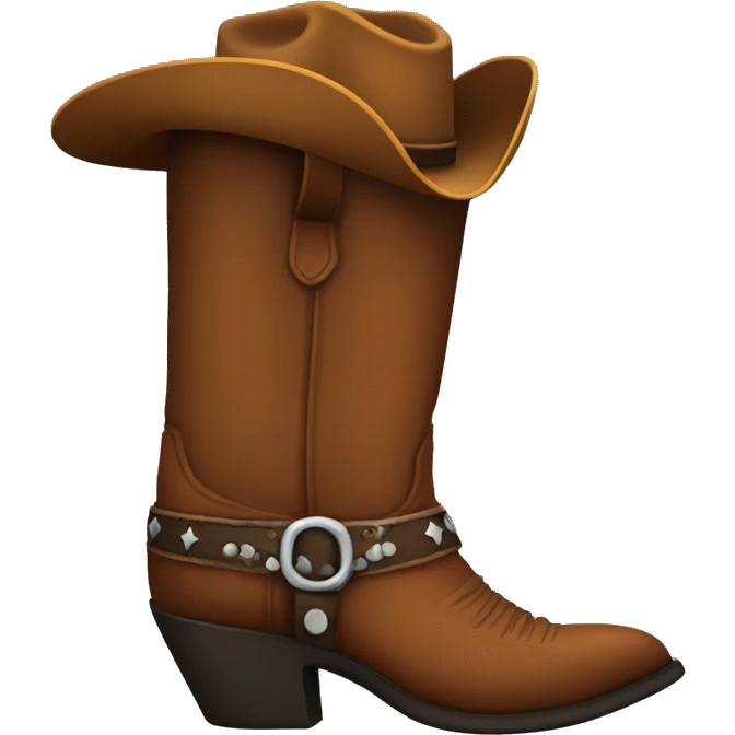 Cowboy boot  emoji