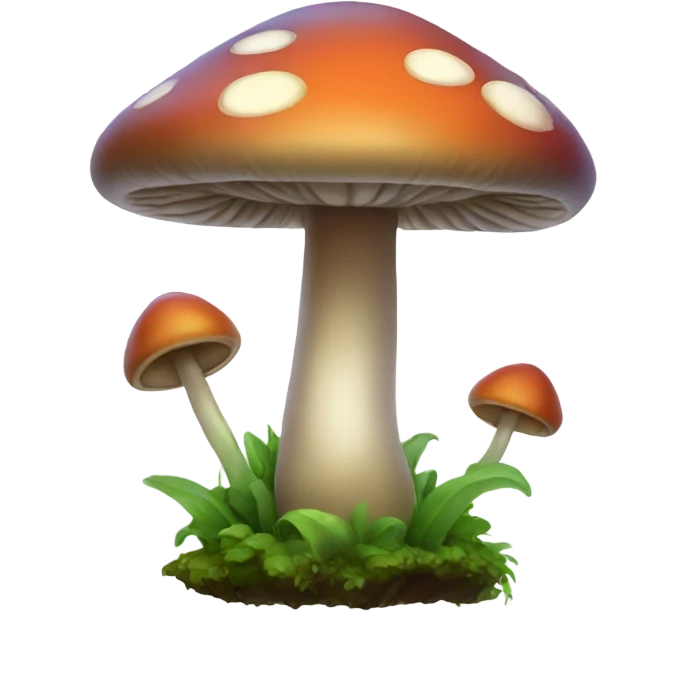 futuristic mushroom emoji