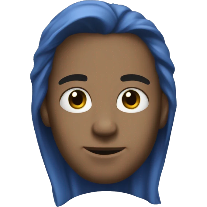 Blue tck emoji