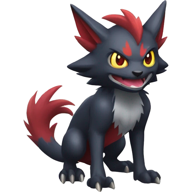 Nargacuga-Litten-Zoroark full body emoji