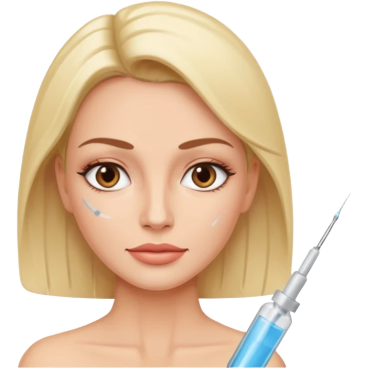  botox injection in the face emoji