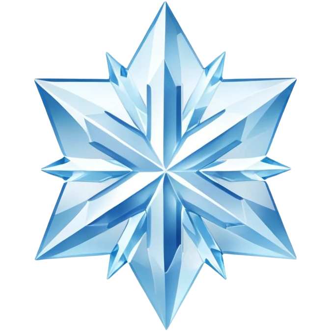 ice crystal emoji